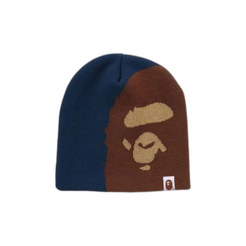 BAPE Ape Head Knit Cap 'Navy'