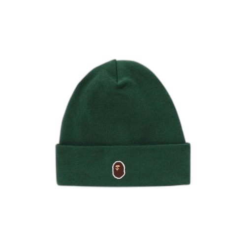 BAPE Silicon Ape Head Knit Cap 'Green'