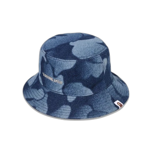 BAPE Rainbow Jacquard Metal Logo Pin Bucket Hat 'Multicolor'