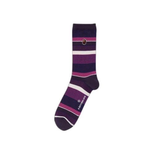 BAPE Hoop Socks 'Purple'