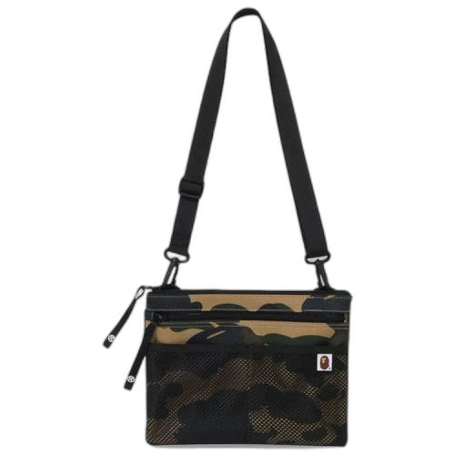 BAPE 1st Camo Cordura Sacoche 'Yellow'