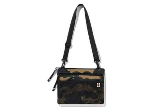 BAPE 1st Camo Cordura Sacoche Green