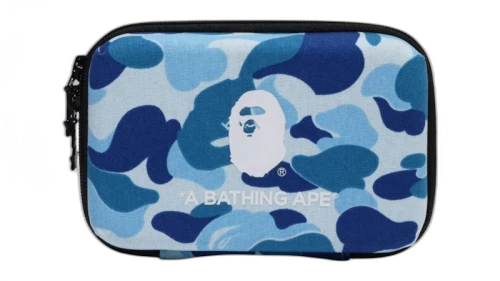 BAPE ABC Camo Mobile Storage Pouch Blue