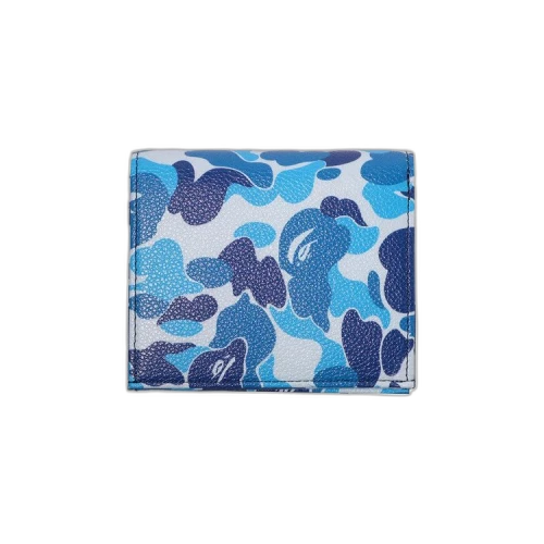 BAPE ABC Camo Mini Wallet 'Blue'