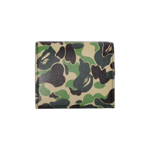 BAPE ABC Camo Mini Wallet 'Green'