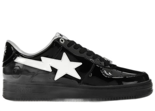 A Bathing Ape Bape Sta #2 Black Patent