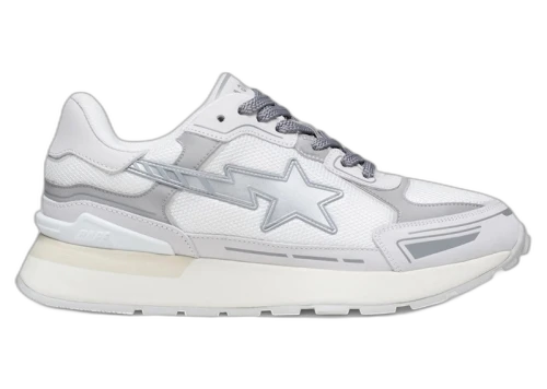 BAPE A Bathing Ape Cross Sta White