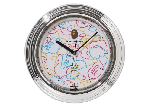BAPE Neon Clock Multicolor