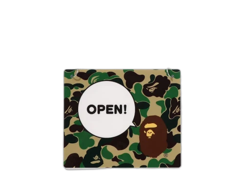 BAPE ABC Camo Open/Closed Signboard Multicolor