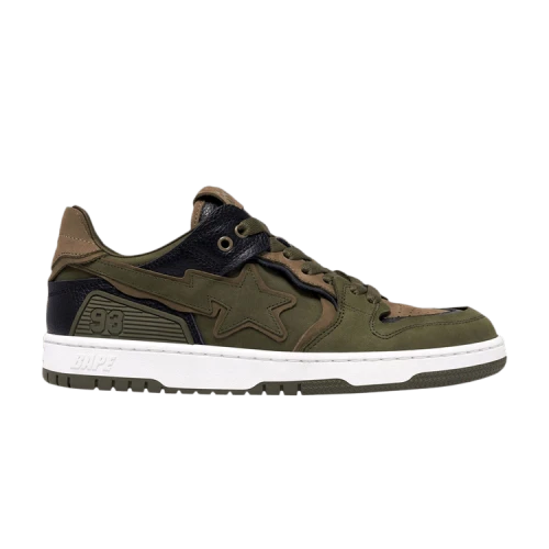 BAPE Sk8 Sta #6 'Olive Drab'