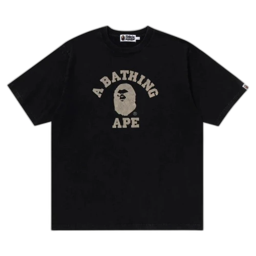 BAPE Overdye College Relaxed Fit Tee 'Black'