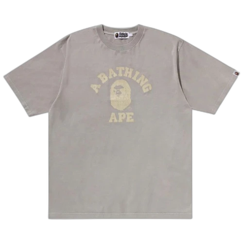 BAPE Overdye College Relaxed Fit Tee 'Ivory'