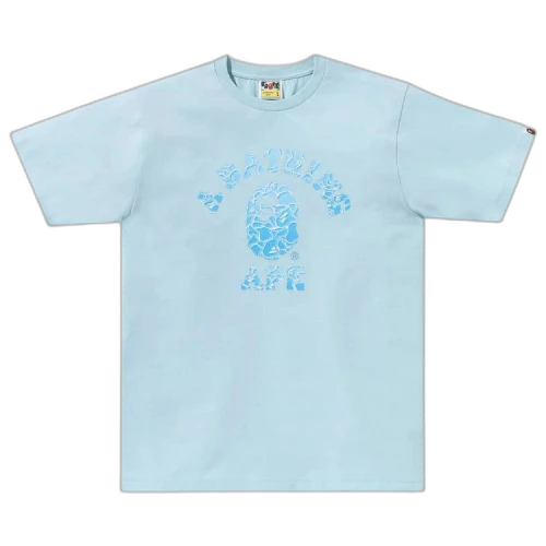 BAPE ABC Sea Surface Camo College Tee 'Sax'