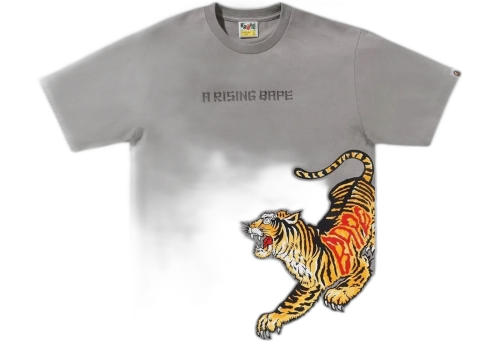 BAPE Tiger And Dragon Tee Gray