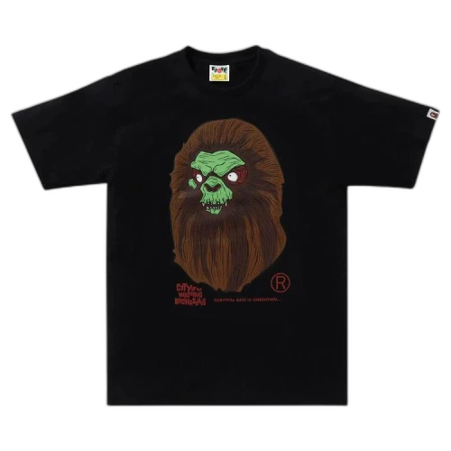 BAPE Horror Mad Face Tee 'Black'
