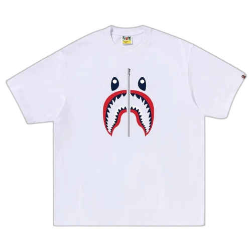 BAPE Shark Tee France 'White'
