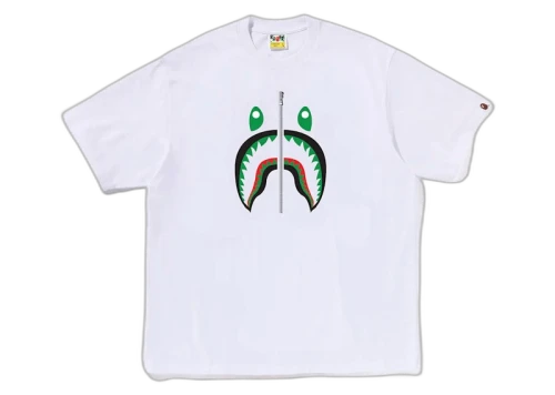 BAPE Shark United Arab Emirates Tee White
