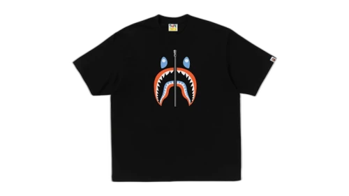 BAPE Indonesia Shark Tee Black