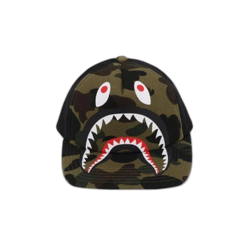 BAPE 1st Camo Shark Mesh Cap 'Green'