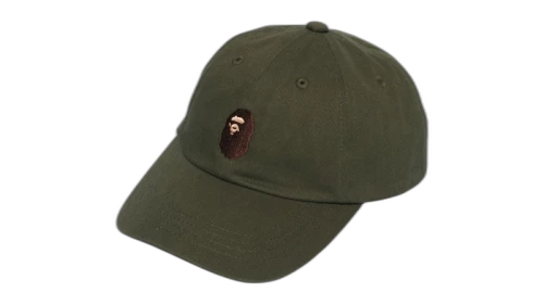 BAPE Ape Head Panel Cap Olivedrab
