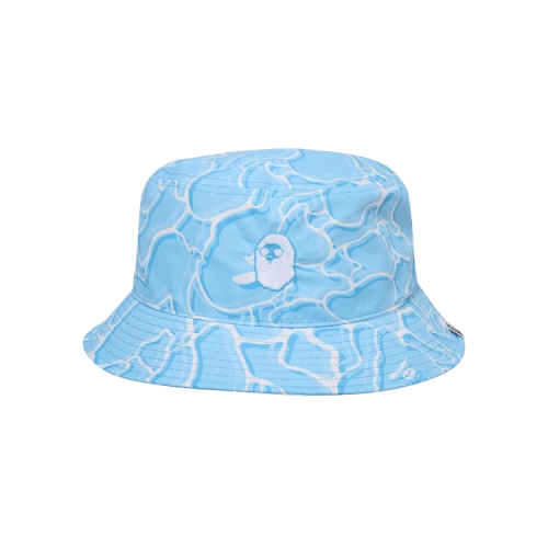 BAPE ABC Sea Surface Camo Bucket Hat 'Blue'