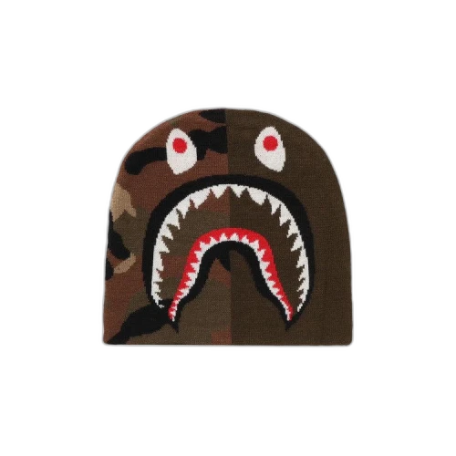 BAPE 1st Shark Knit Cap 'Olive Drab'