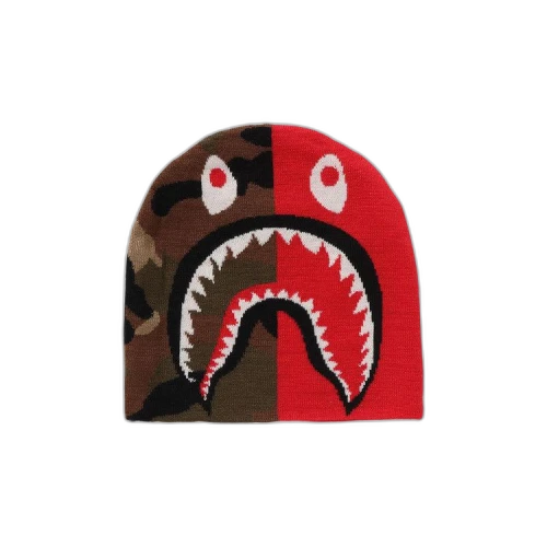 BAPE 1st Shark Knit Cap 'Red'