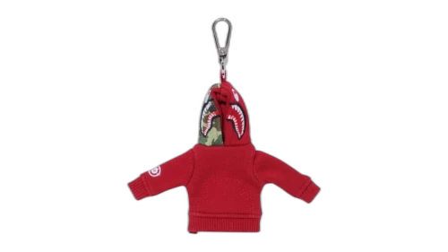 BAPE 1st Shark Keychain Red