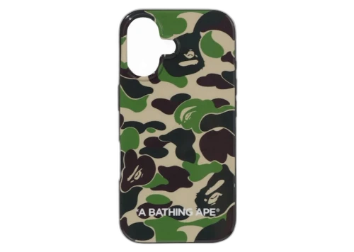 BAPE ABC Camo iPhone 16 Case Green