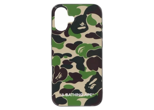 BAPE ABC Camo iPhone 16 Plus Case Green