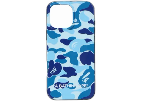 BAPE ABC Camo iPhone 16 Pro Max Case Blue