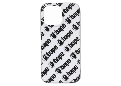 BAPE Pattern iPhone 16 Pro Max Case White