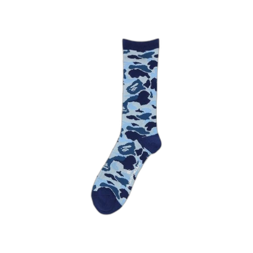 BAPE ABC Camo Jacquard Socks 'Blue'