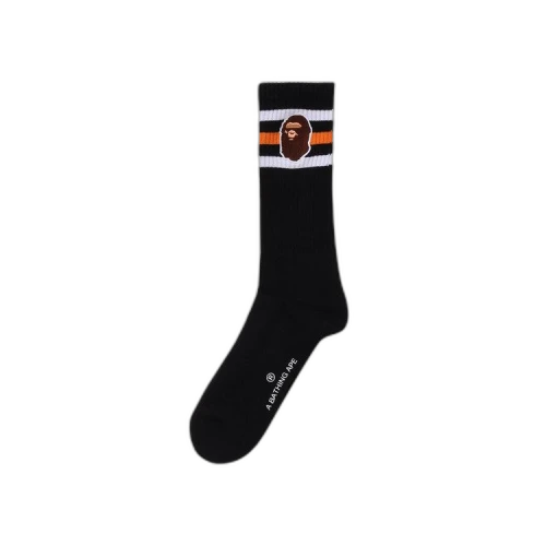 BAPE Ape Head Socks 'Black'
