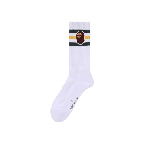 BAPE Ape Head Socks 'White'