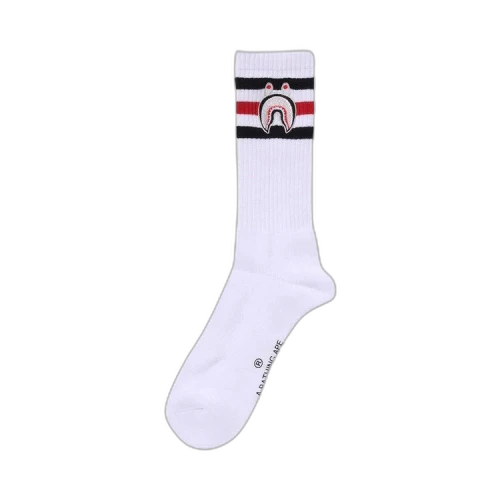 BAPE Shark Socks 'White'