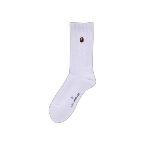 BAPE One Point Socks 'White'