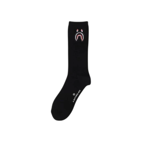 BAPE 1st Shark Socks 'Black'