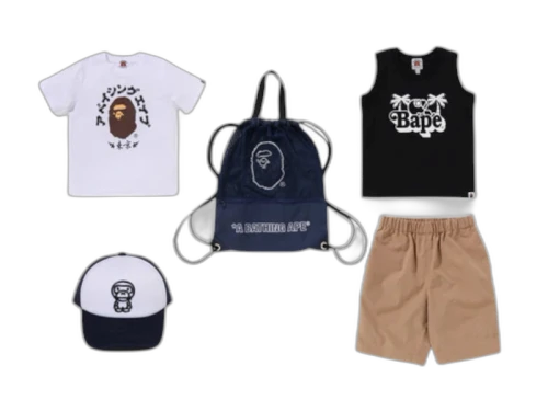 BAPE Kids Summer 2025 Bag Bundle Black