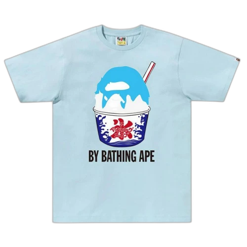 BAPE Shave Ice By Bathing Ape Tee 'Sax'