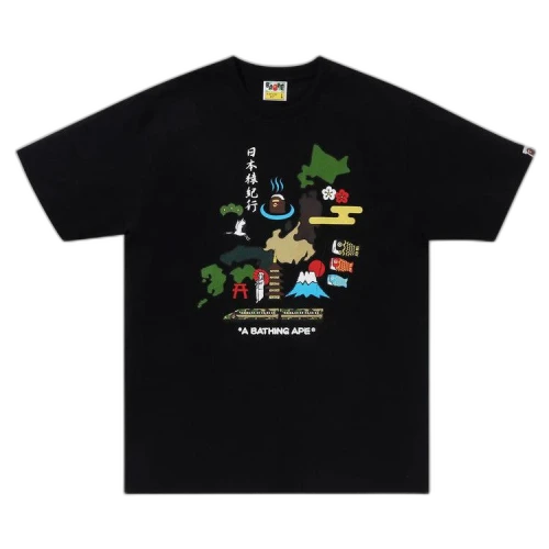 BAPE Japan Culture Tee 'Black'