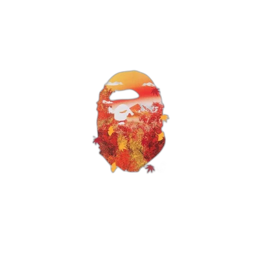 BAPE Japan Autumn Photo Ape Head Tee 'White'