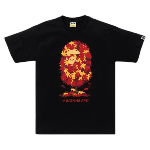 BAPE Japan Autumn Ape Head Tee 'Black'