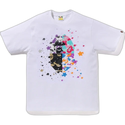 BAPE Us Ape Head Sta Tee Black