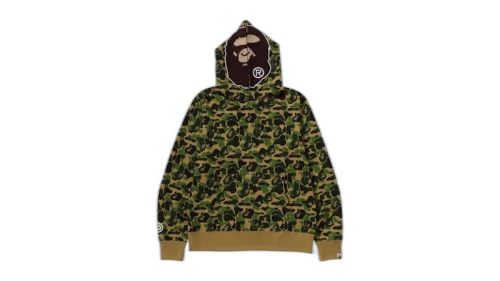 BAPE ABC Camo 2nd Ape Pullover Hoodie Pink