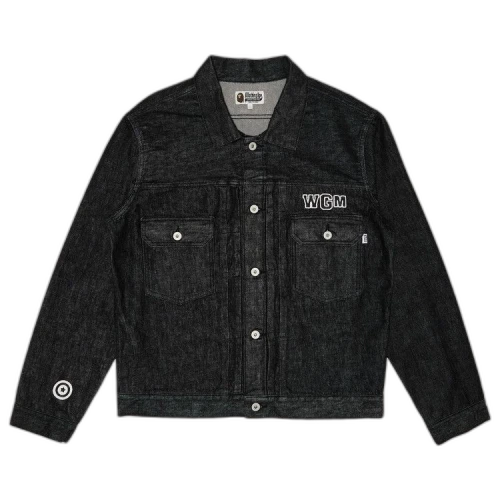 GOAT Exclusive BAPE Pearl Shark Denim Jacket Type-02 'Black'
