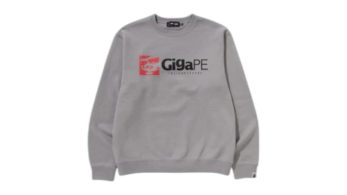 BAPE x NBHD Gigape Crewneck Gray