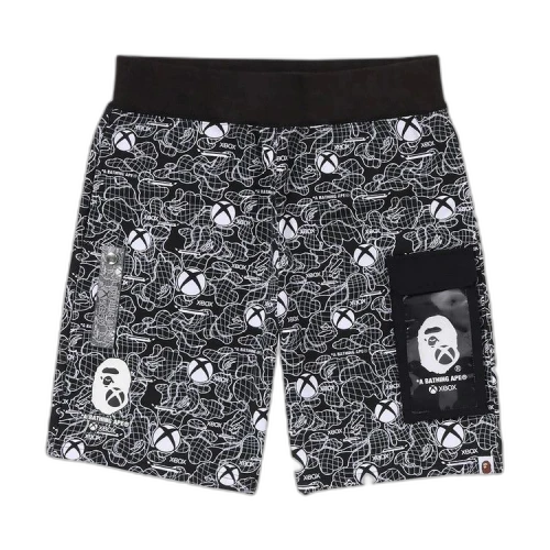BAPE x Xbox Camo Sweat Shorts 'Black'