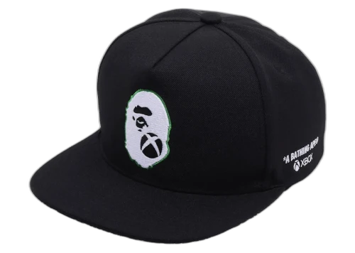 BAPE x Xbox Snapback Cap Black
