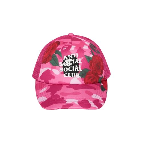 BAPE x Anti Social Social Club Mesh Cap 'Pink'
